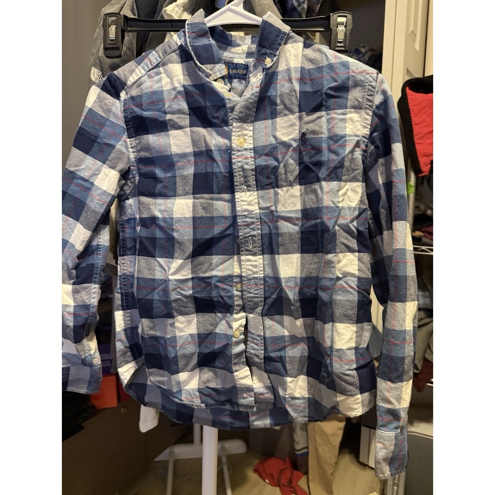 Polo by Ralphโ Lauren Boys Medium 10/12 Long Sleeve